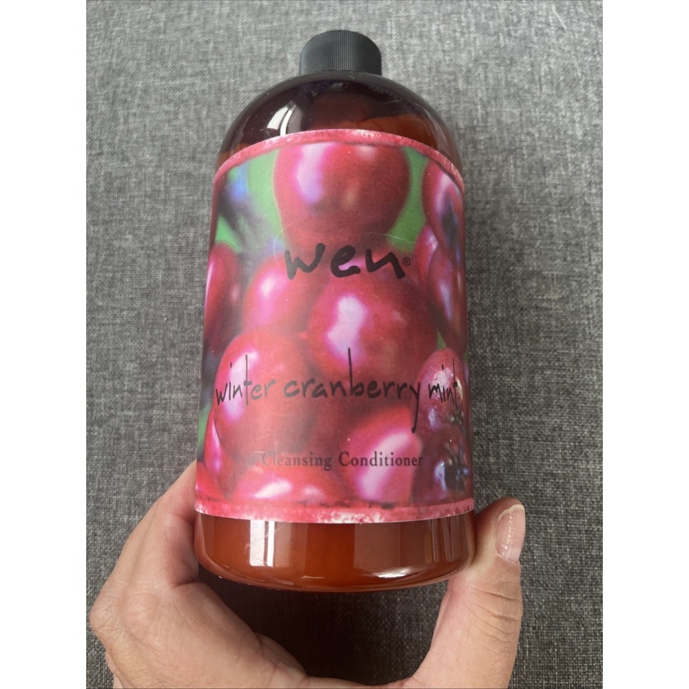 WEN by Chaz Dean Winter Cranberry Mint CLEANSING CONDITIONER 16oz